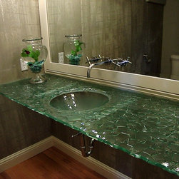 Slumped Glass Vanity - Bathroom Sinks