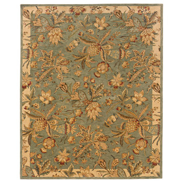 Oriental Weavers Huntley Collection Blue/Ivory Floral Indoor Area Rug 8'3"X11'3"