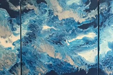 Inside the wave triptych
