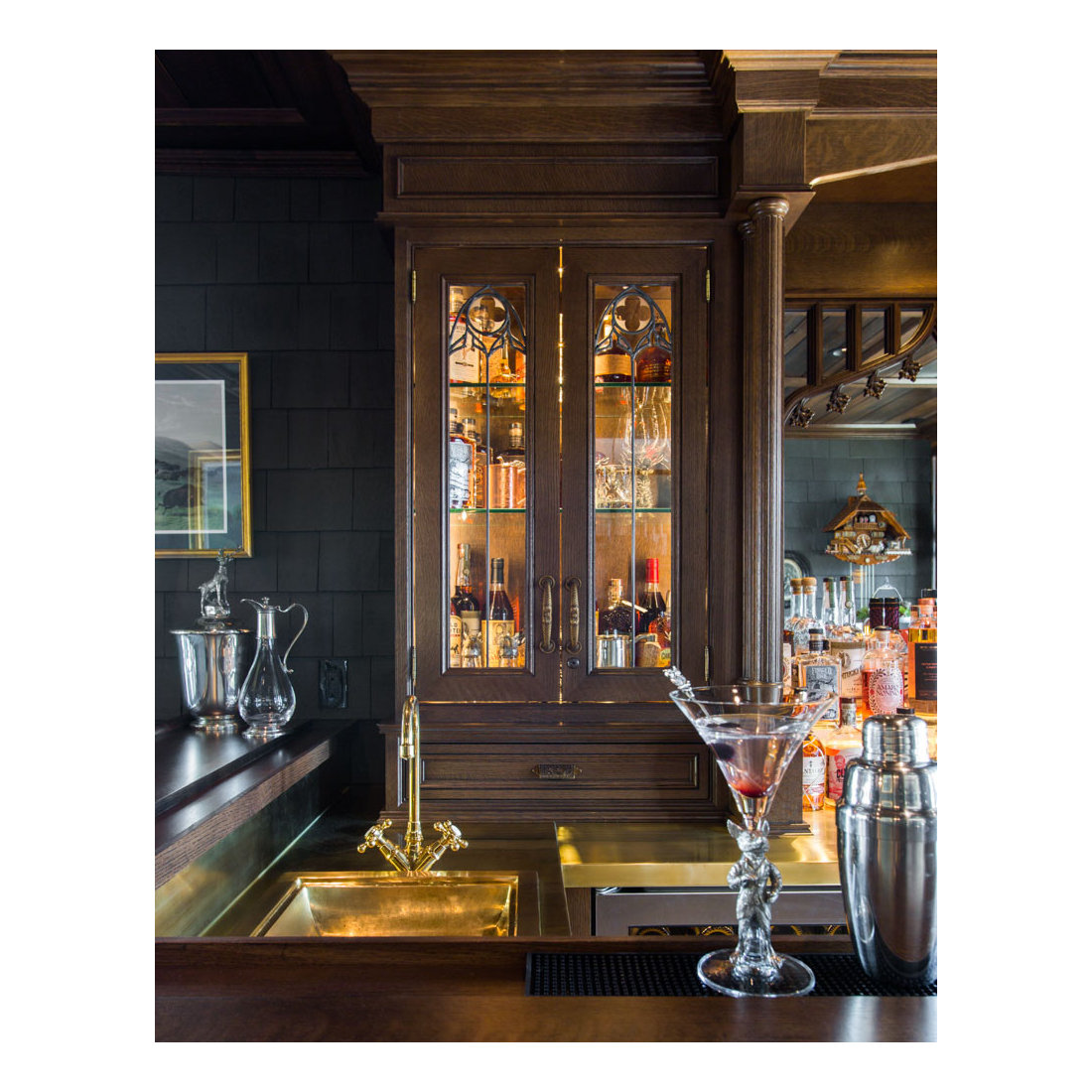Traditional Bar Remodel
