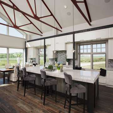 Malbec Homes - Restored Hemlock Used as Flooring