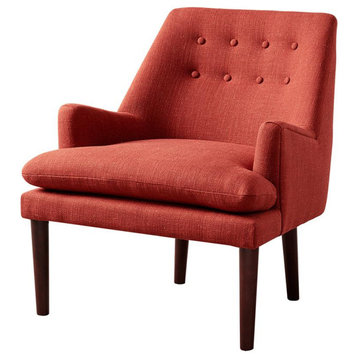 Upholstered Chair in Blakely Persimmon, Belen Kox