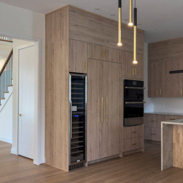 Project #144 | Slightly Curved Transitional Staircase