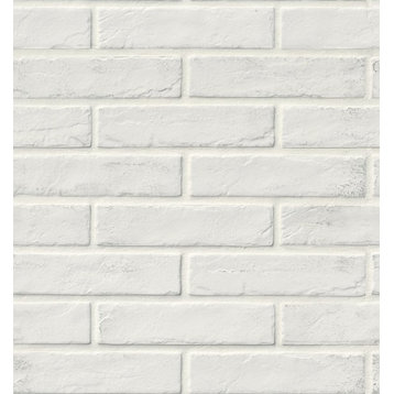 Capella White Brick 2x10 Porcelain, Set of 51.8