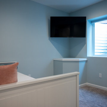 Finished Basement with. Golf Simulator, Bar and Gym in Canton, MI
