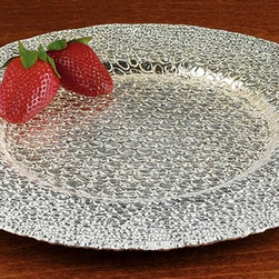 Silver Snake Skin 13" Charger - Products