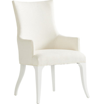 Geneva Upholstered Arm Chair - Ivory