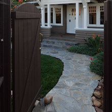 walkways and driveway
