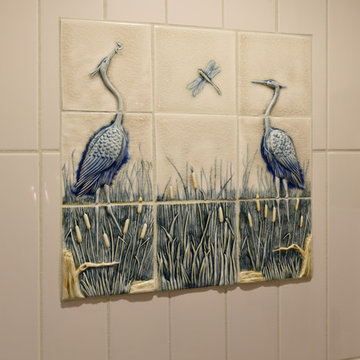 Art Nouveau Oakwood Bathroom