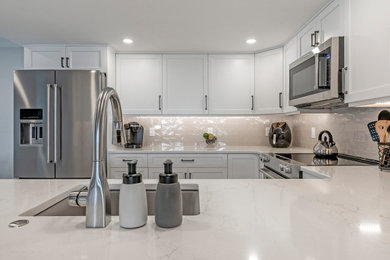 Inspiration for a coastal kitchen remodel in Miami