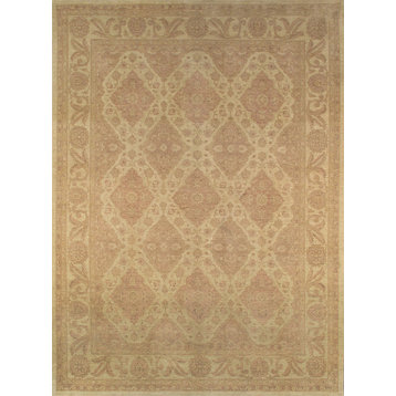 Pasargad Ferehan Collection Hand-Knotted Lamb's Wool Area Rug, 10' 1"x13' 9"