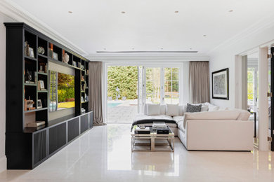 Modern living room in Surrey.