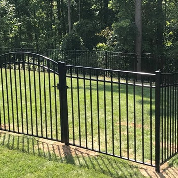Backyard Fence - Black Aluminum 4' Tall Fence - Broadview Heights - Wiler Fence