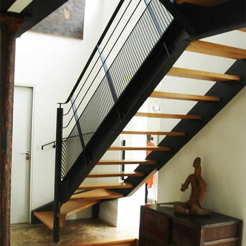 Escaliers et gardes-corps métalliques