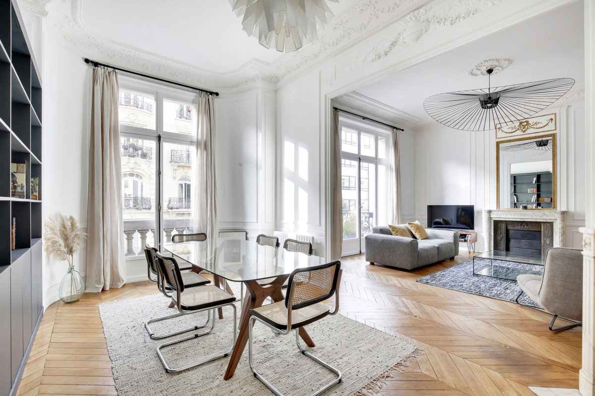 La renaissance d’un appartement haussmannien parisien