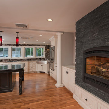 Contemporary First Floor Renovation in Andover, MA