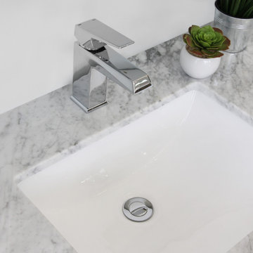 Single Hole Single Handle Bathroom Faucet Polished Chrome