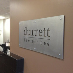 Custom CNC Cut Signs - Products