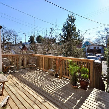 Strathcona Character Home Exterior Renovation and Deck