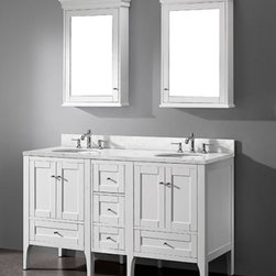 White Bathroom Vanities - Bathroom Vanities And Sink Consoles