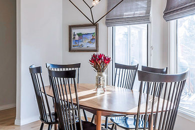 Inspiration for a transitional dining room remodel in Denver
