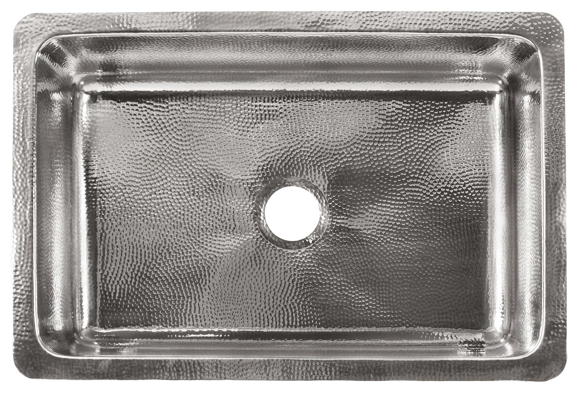 Lange Stainless Steel 32" Single Bowl Farmhouse Undermount Kitchen Sink, Polished Stainless Steel