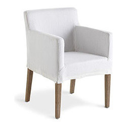SLIPCOVERED ACCENT CHAIR - Dining Chairs