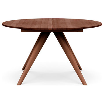 Copeland Catalina Round Extension Table, Cognac Cherry, 54x54