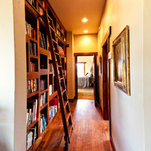 hallway book shelf