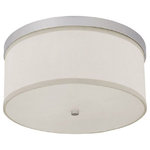 Capital Lighting - Capital Lighting 2015MN-480 Midtown - 3 Light Flush Mount - The Midtown 3-light ceiling fixture is perfect forMidtown 3 Light Flus Matte Nickel Frosted *UL Approved: YES Energy Star Qualified: n/a ADA Certified: n/a  *Number of Lights: Lamp: 3-*Wattage:40w E26 Medium Base bulb(s) *Bulb Included:No *Bulb Type:E26 Medium Base *Finish Type:Matte Nickel