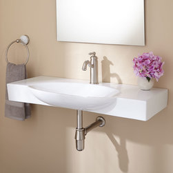 Hiott Wall-Mount Bathroom Sink - Bathroom Sinks