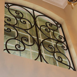 Decorative Wrought Iron Window Inserts & Coverings - Decorative Accents