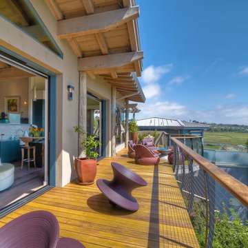 Cable and Glass Deck Railings