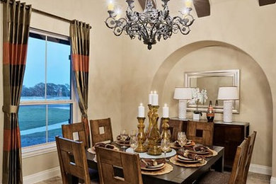 Inspiration for a timeless dining room remodel in Austin
