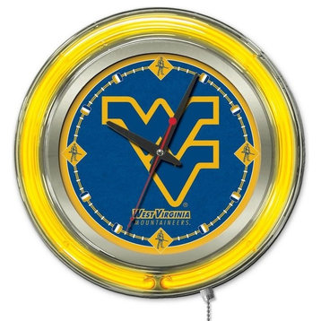 West Virginia Neon Clock