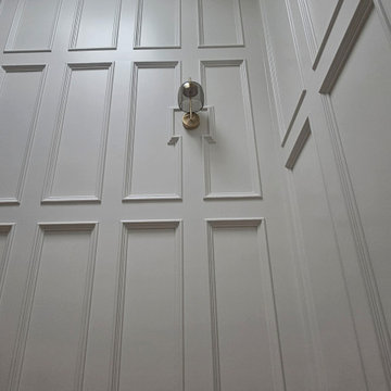 Traditional Wall Paneling with White Oak Architectural Details