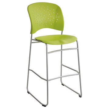 ReveBistro-Height Chair Round Back Green