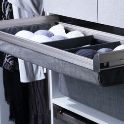 Elite Divided Lingerie Drawer - Slate Fabric - Products
