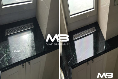 Marble Crack Repair in Manhattan, New York.