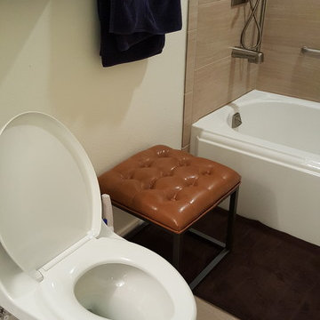 Hallway bathroom remodel