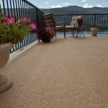 Tufdek Vinyl Decking | Supreme Walnut Installation