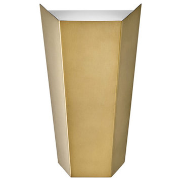 Vin 1-Light Wall Sconce In Heritage Brass