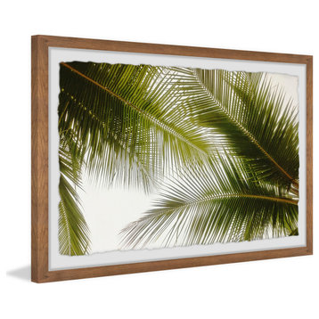 "Palm Tree Canopy" Framed Painting Print, 30"x20"