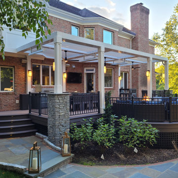 Classic Brick Home Outdoor Makeover - West Harrison, NY