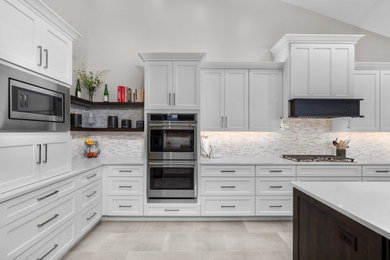 Inviting Two Tone Kitchen