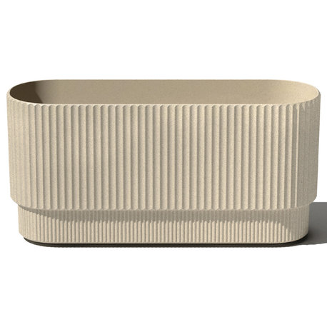 Veradek Demi Series Long 30" Planter, Sand, 30 Inch, 1 Pack