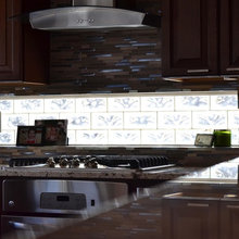 brick backsplash