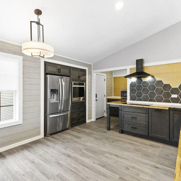 Custom Epoxy Countertops with Metal Inlays