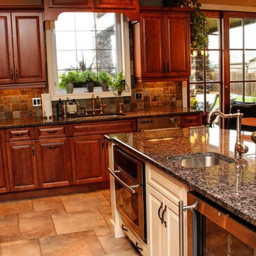 Open Concept Traditional Kitchen