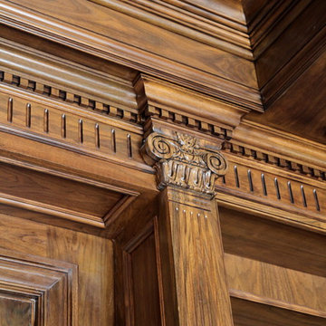 Custom Office in American Walnut